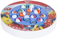 Angelspiel Geschicklichkeitsspiel mit 15 Fischen und Sound für Kinder