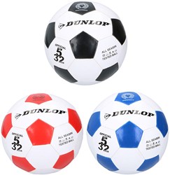 Fußball klassisch Farbe Größe 5 Kunstleder weiß Sportball