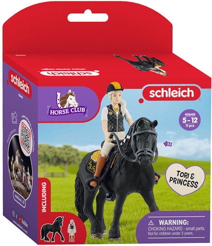 SCHLEICH HORSE CLUB TORI AND PRINCESS