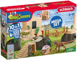 Schleich DINOSAURS Dino Tempel Spielset mit Flynn und Dinosauriern - Abenteuer Spielzeug