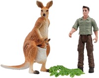 Schleich Wild Life Spielset Känguru-Tour mit Ranger und Tierfiguren-2