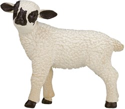 Mojo Farm Spielzeug Schwarzer Kopf Schaf Lamm stehend - 387059