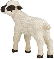 Mojo Farm Spielzeug Schwarzer Kopf Schaf Lamm stehend - 387059-3