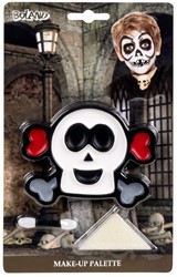 Set Schminkpalette Totenkopf 45093