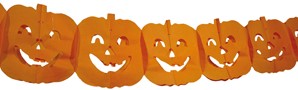 Girlande Kürbis Halloween 4 mtr. 74564