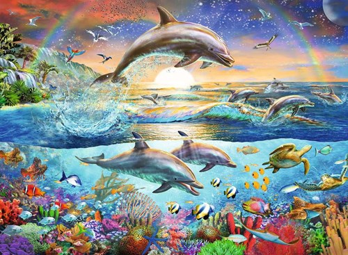 Ravensburger Delfinparadies XXL Puzzle - 300 Teile Kinderpuzzle-2