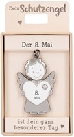Depesche Schlüsselanhänger Engel Glück 08. Mai Geschenk für Kinder