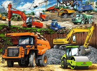 Ravensburger Puzzle Baufahrzeuge - Kinderpuzzle 100 XXL Teile-2