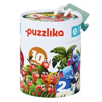 Puzzlika Puzzle - Zählende Tiere - 10x 2 Teile