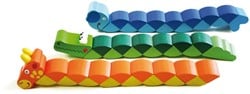 Animal puzzle snake - wood