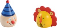 Eduplay Buntstiftspitzer Holz - bunte Anspitzer für Kinder