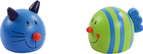 Eduplay Buntstiftspitzer Holz - bunte Anspitzer für Kinder-2