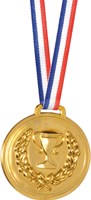 Eduplay Medaille Spielzeug - bunte Kunststoffmedaille für Kinder