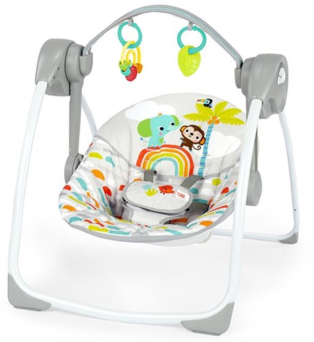 Bright Starts Babyschaukel tragbar mit Musik und automatischer Bewegung-2