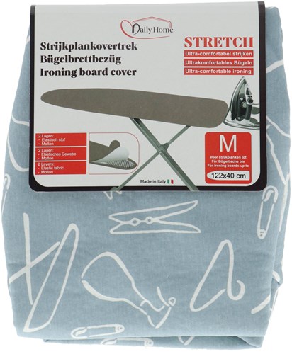 Daily Home Bügelbrettbezug - Stretch Bügelbrettbezug 130x48 cm Baumwolle