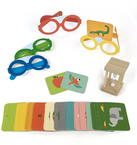 Petit Collage Brettspiel - Ratespiel Was bin ich? Kinderspiel Karton-2
