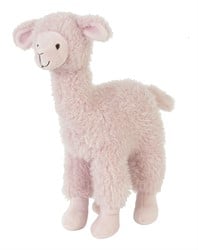 Happy Horse Kuscheltier Lama Lush 33cm - Rosa Plüsch Lama Stofftier