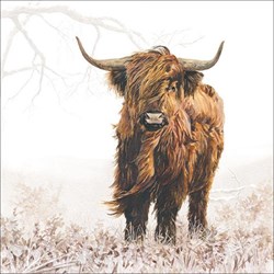 Ambiente Papierservietten Highlander 33cm 20 Stück braun dekorativ