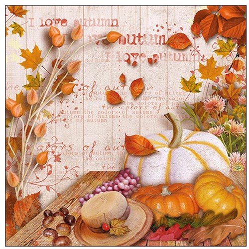 Ambiente Servietten Herbstfarben 33cm - FSC Papierservietten