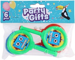 Mini Handtrommeln Spielzeug Mitgebsel Set 6 Stück bunt