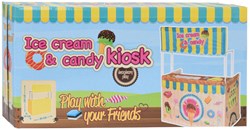 Speeltent Eisdiele Laden 123cm - bunte Kinder Spielzelt Kiosk