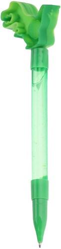 Pop It Glitter Spielzeug Stift mit Figur mehrfarbig-2