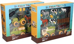 Boerderij Bauernhof Spielset Traktor Lernspielzeug aus Karton für Kinder