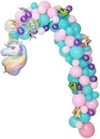 Ballonbogen Set Unicorn 120-tlg - Einhorn Party Dekoration-2