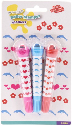 Stift met Stempel, 3st.