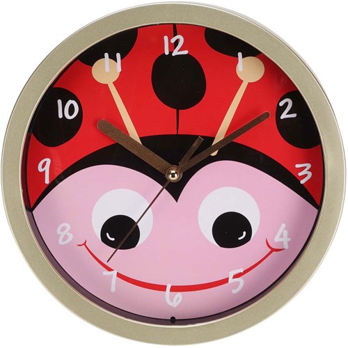 Wanduhr Kinderzimmer Frosch - Lernspielzeug 20cm mehrfarbig-2