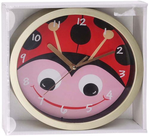Wanduhr Kinderzimmer Frosch - Lernspielzeug 20cm mehrfarbig