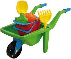 Adriatic Kinder Schubkarre Spielset mit Zubehör 65cm für draußen