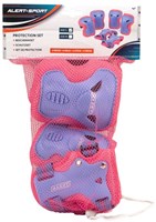 Alert Schutzset Skate Kinder 3-teilig rosa Größe S sicheres Spielen-2