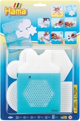 Hama Bügelperlenplatten Bead-Tac Set - 5 Stück kreatives Spielzeug