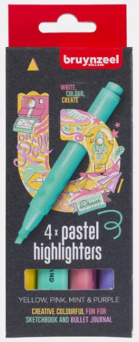 Bruynzeel Bruynzeel 4 Textmarker Pastell 60283104