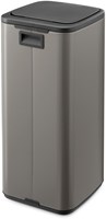 Brabantia Abfalleimer Bo Touch Bin 30 Liter platinum Design Mülleimer