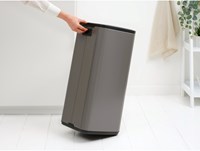 Brabantia Abfalleimer Bo Touch Bin 30 Liter platinum Design Mülleimer-3