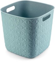 Curver Aufbewahrungsbox Softex Cube 15L blaugrün Kunststoff nachhaltig