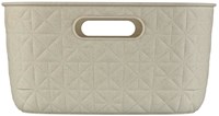 Curver Aufbewahrungskorb Softex M 12,5L Kreideweiß - nachhaltiger Kunststoff-3