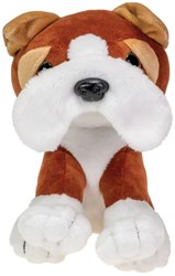 Lumo Stars Kuscheltier Hund Bulldog Boss Plüschspielzeug 15cm