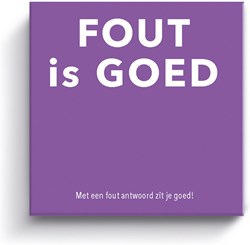 Fout is Goed Kartenspiel Partyspiel Erwachsene Allgemeinwissen