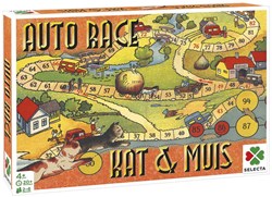 Brettspiel Spellen van toen Auto Race Kat & Muis klassisches Familienspiel