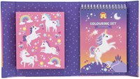 Tiger Tribe Malbuch Einhornmagie - Malset mit Stickern und Filzstiften-3