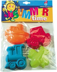 Androni Giocattoli Sandformen Fahrzeuge Set buntes Spielzeug Strand
