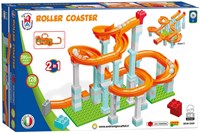 Androni Giocattoli Kugelbahn Bauset - Roller Coaster 128-teilig