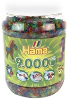 Hama Strijkkralen Ton Met 9000 Stuks Glitter Transparant-2