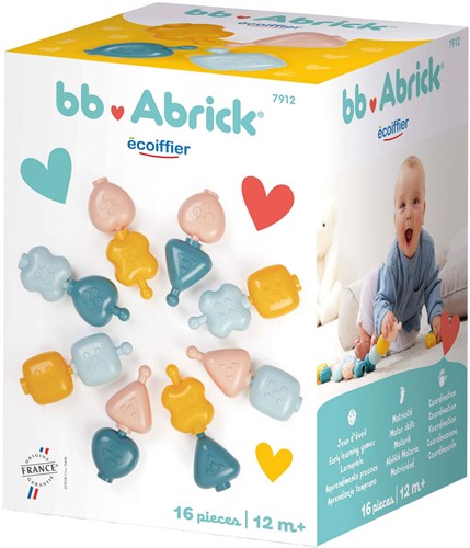 Abrick Motoriekkralen Bouwspeelset, 16dlg.