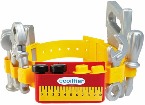 Ecoiffier Werkzeug-Gürtel Spielzeugkoffer mit Zubehör 14-teilig-2
