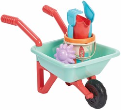 Ecoiffier Schubkarre Spielzeug Set mit Zubehör für Kinder - Strand und Sand