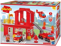 Ecoiffier Feuerwehrstation Baukasten mit Fahrzeugen und Zubehör